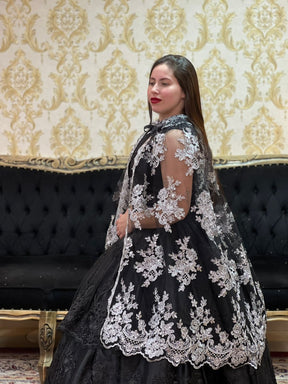 Capa Luxo Preto/Prata