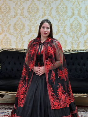 Capa Luxo Preto/Verm