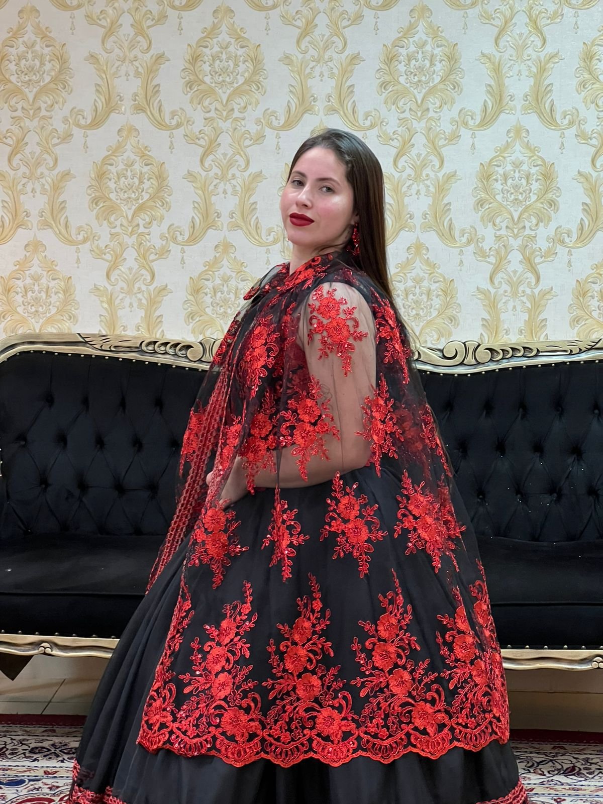 Capa Luxo Preto/Verm