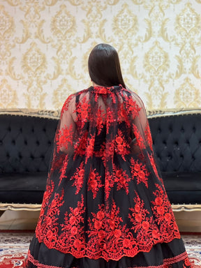 Capa Luxo Preto/Verm