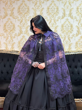 Capa Luxo Roxo/Preto